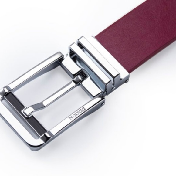 noblag men Noblag Men\'s Dress Belt Clamp Burgundy